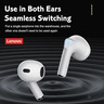 Lenovo LP80 True Wireless Headphones TWS Earbuds Bluetooth5.0 Ergonomic Design White