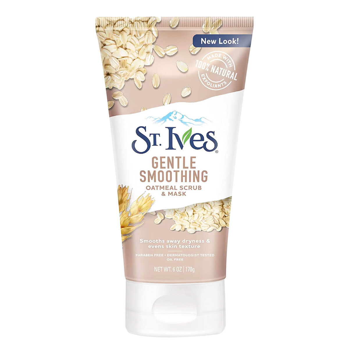 St. Ives Nourished And Smooth Oatmeal Face Scrub And Mask 170 g 1+1