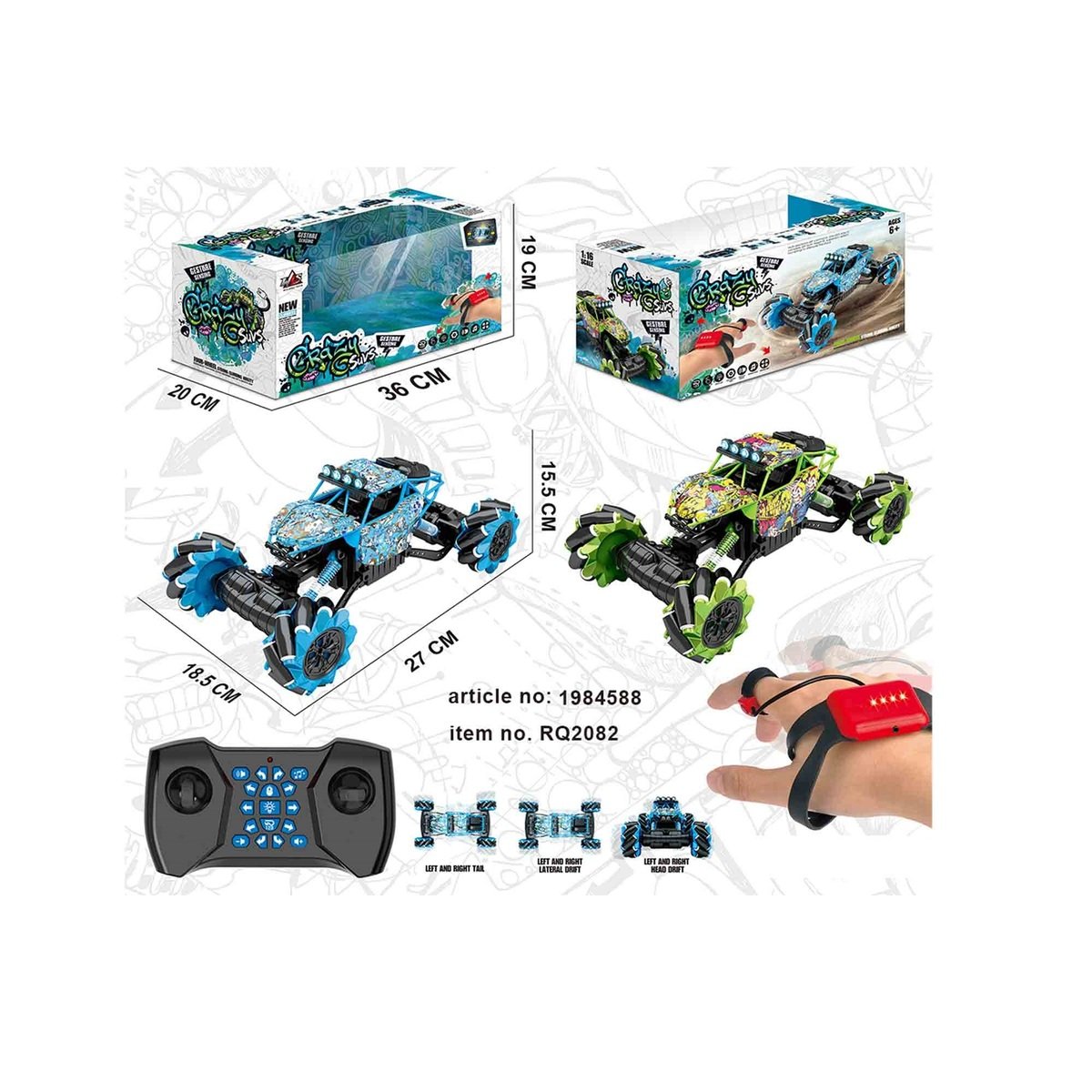 Rechargeable  Climbing Car-RQ2082 Assorted color