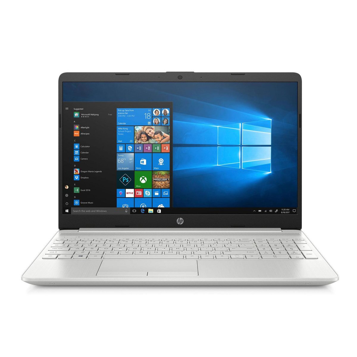 HP Notebook 15-DW3006NX Intel Core i7, 8GB RAM, 1TB HDD, 15.6 inch, 2GB NVIDIA GeForce MX450, Windows 10, Silver