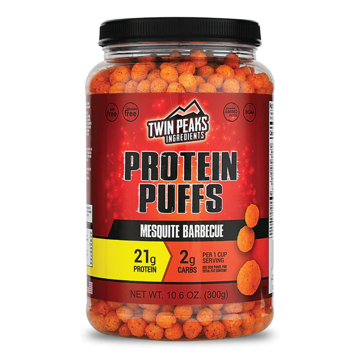 Twin Peaks Ingredients Mesquite Barbecue Protein Puffs 300 g