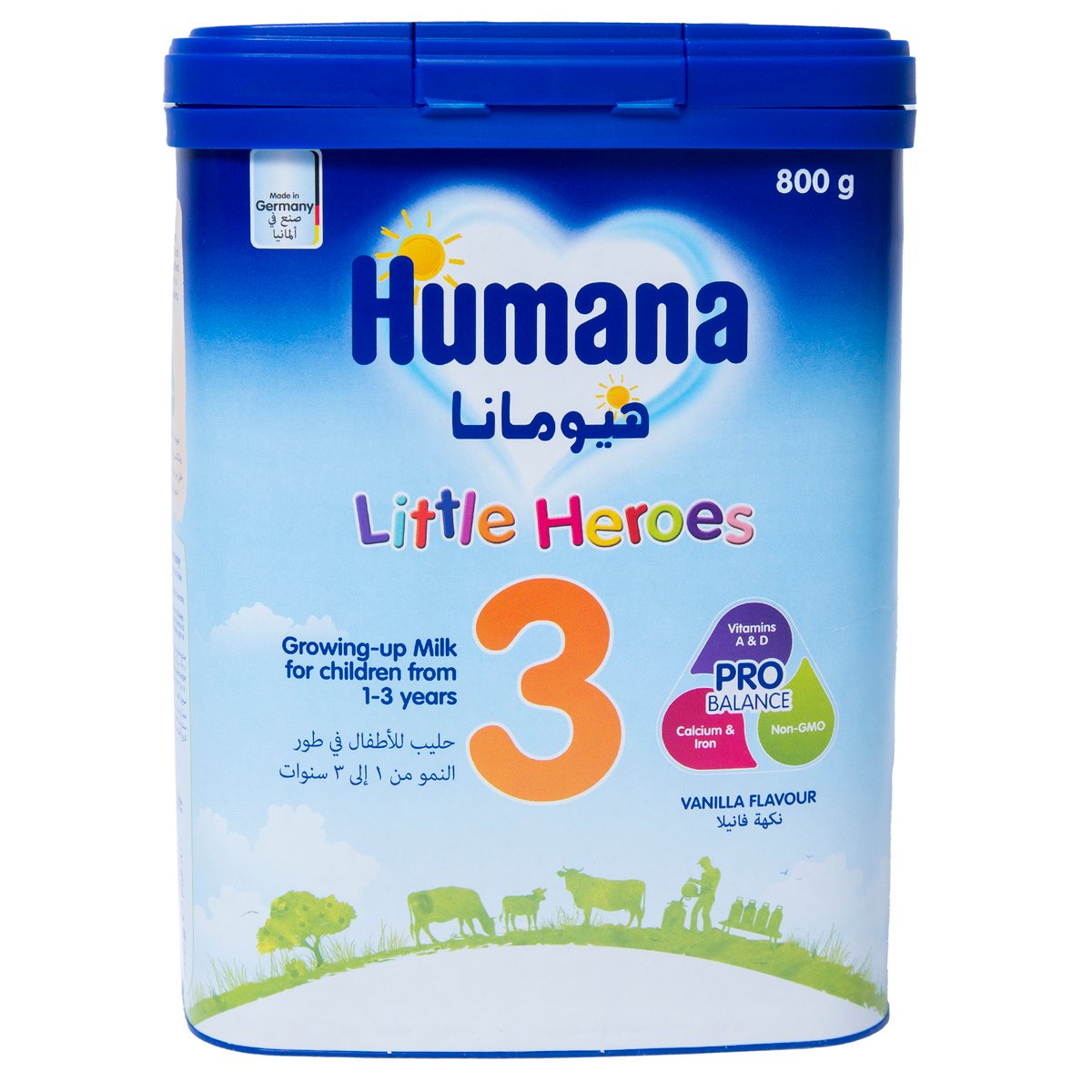 Humana Little Heroes Stage 3 Growing Up Milk From 1-3 Years 800g Online at  Best Price, Milk powders for growth