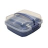 Elite Picnic Box With Cutlery 18Pcs 280cc Assorted Colors