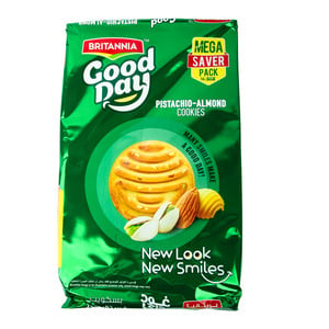 Britannia Good Day Pistachio-Almond Cookies Value Pack 14 x 81g