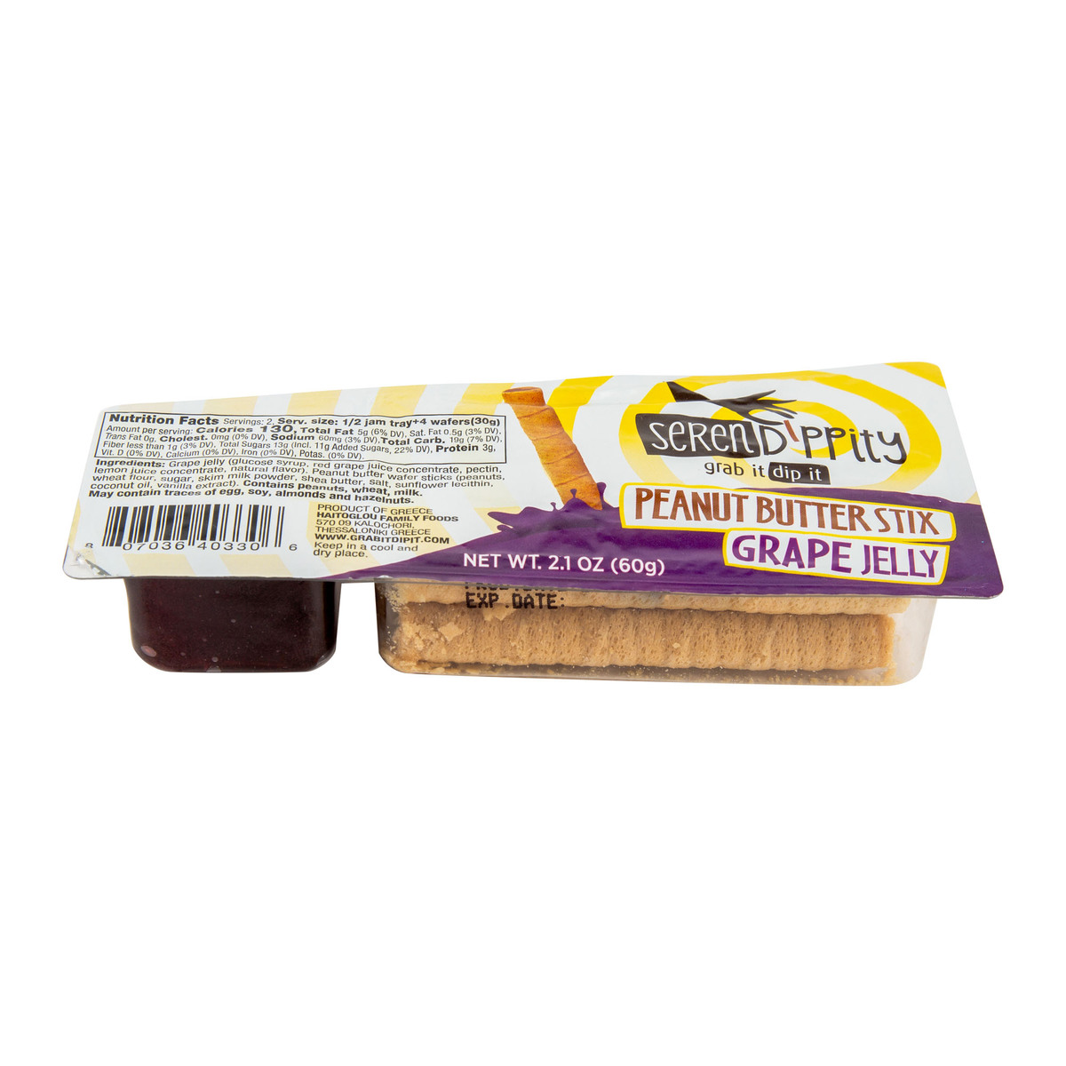 Seren Dippity Peanut Butter Stix + Grape Jelly 60 g