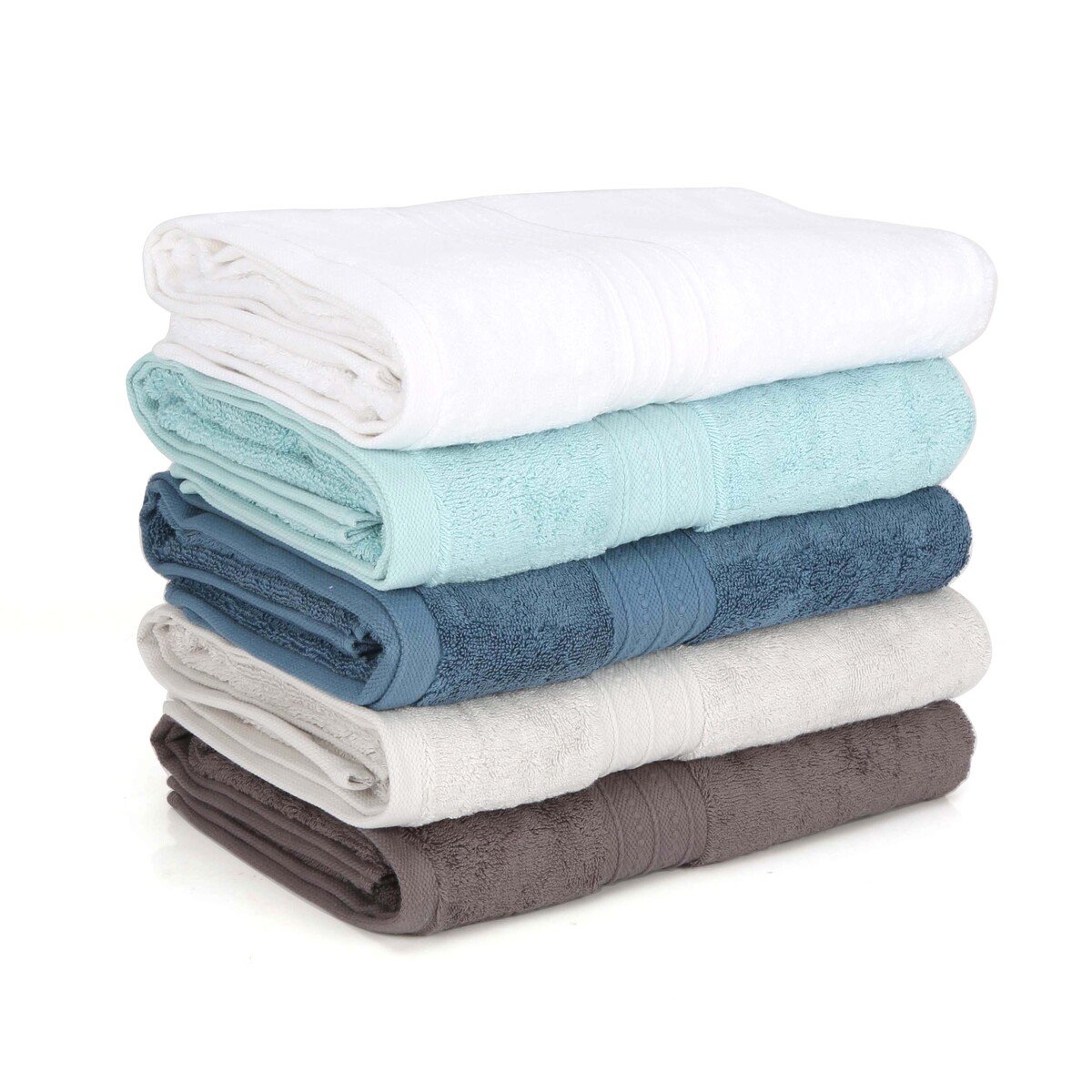 Hillsbro Cotton Bath Towel 70x140cm 600GSM Assorted Per pc Online at ...