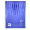 Maxi Spiral Hard Cover 3 Subject Notebook, 9.5 inch X 7  inch, 120 Sheets, Assorted Colours, MX-9-HCSUB3