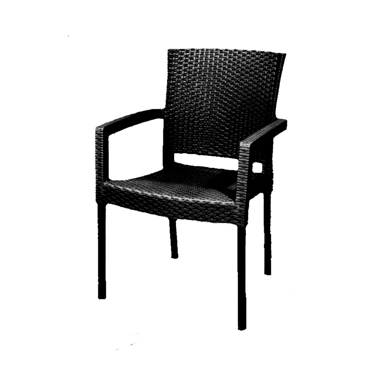 Elakid Plastic Chair 1304 Black