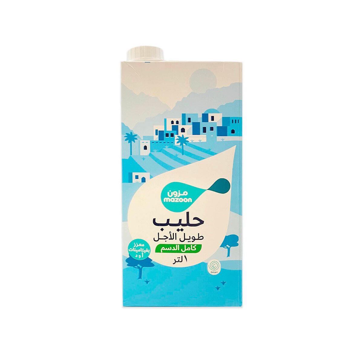 Mazoon Long Life Milk Full Fat 1Litre