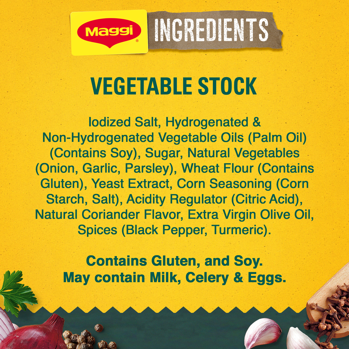 Maggi Vegetable Stock 24 x 18 g