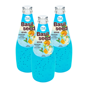 Thai Coco Basil Seed Drink With Cocktail Flavour Value Pack 3 x 290ml