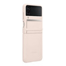 Samsung Galaxy Z Flip4 Flap Leather Cover, EF-VF721LPEGWW, Peach