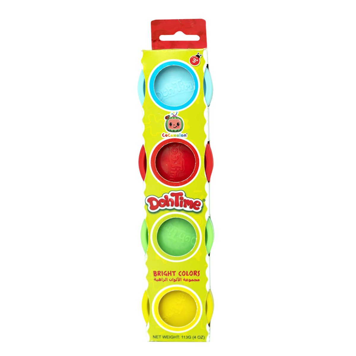 Cocomelon Dough Bright Colors 4Can TP101580 Assorted Colours