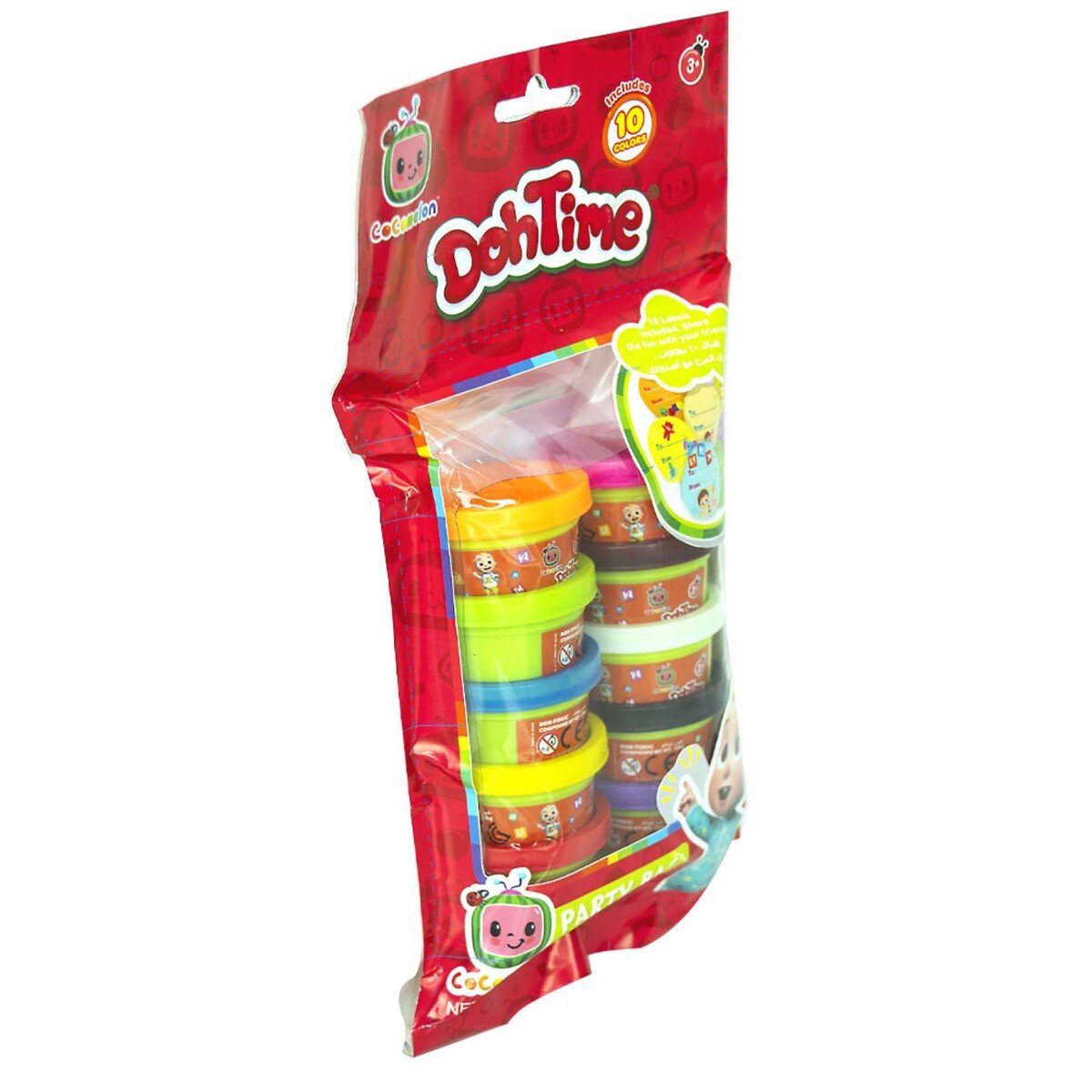 Cocomelon Dough 10 Colors  Pack TP101579 Assorted Colours