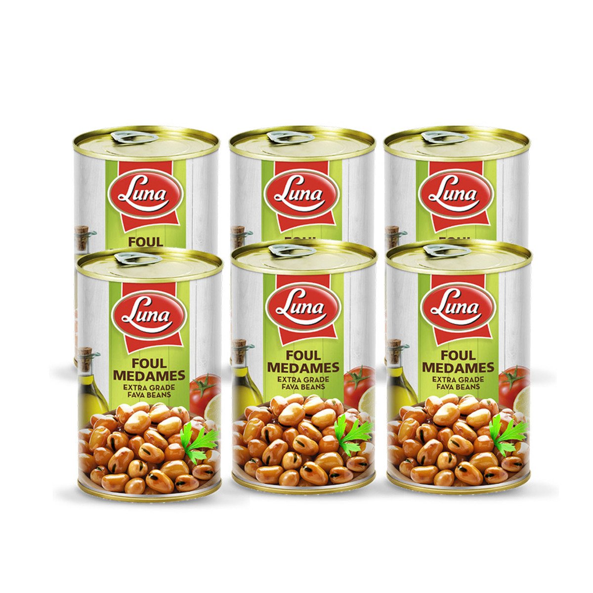 Luna Foul Medames Value Pack 6 x 380 g