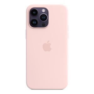 Apple iPhone 14 Pro Max Silicone Case with MagSafe - Chalk Pink