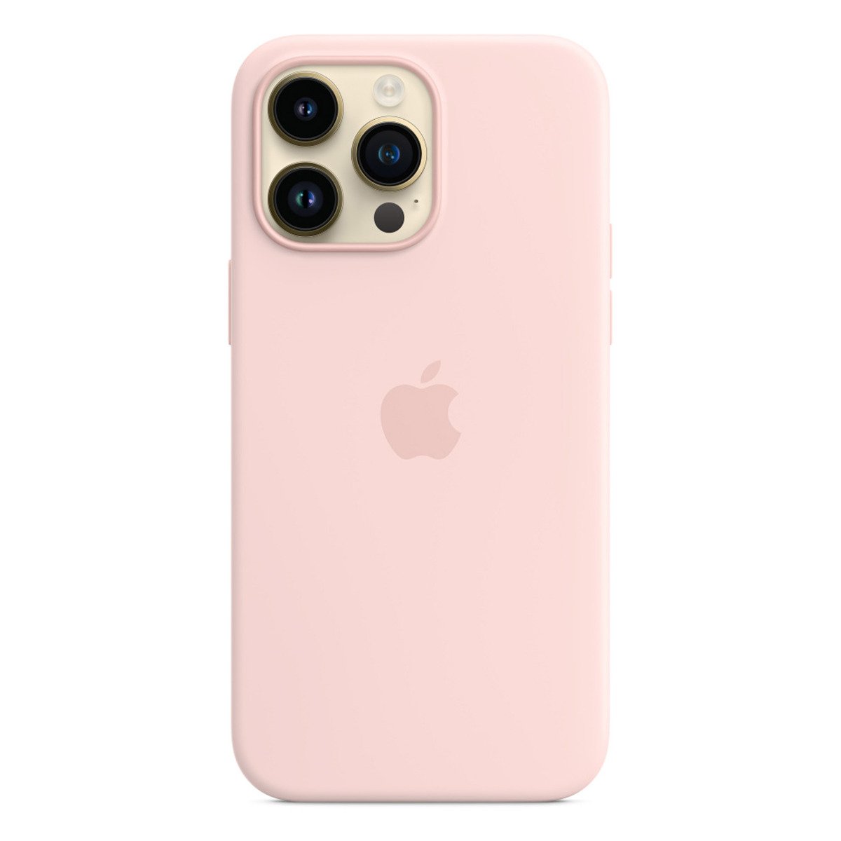 Apple iPhone 14 Pro Max Silicone Case with MagSafe - Chalk Pink