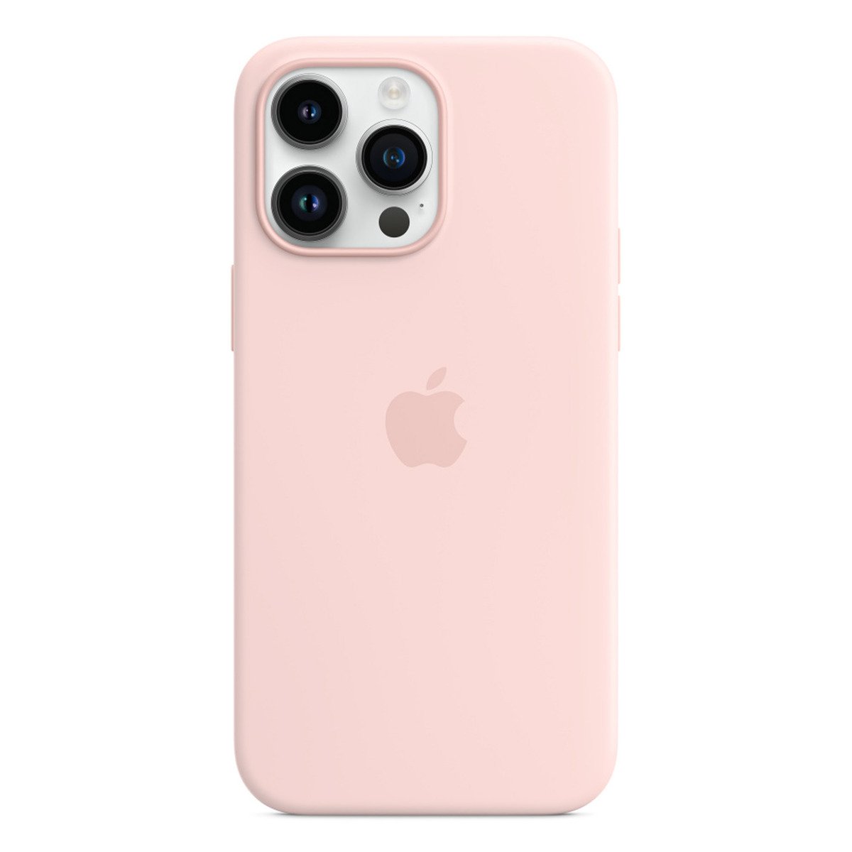 Apple iPhone 14 Pro Max Silicone Case with MagSafe - Chalk Pink