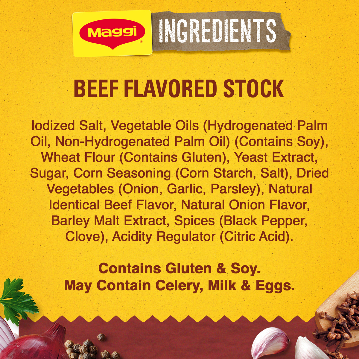 Maggi Beef Flavored Stock 24 x 18 g