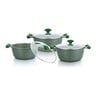 Prestige Essentials Granite Non Stick Cookware Set 6pcs Green PR80968