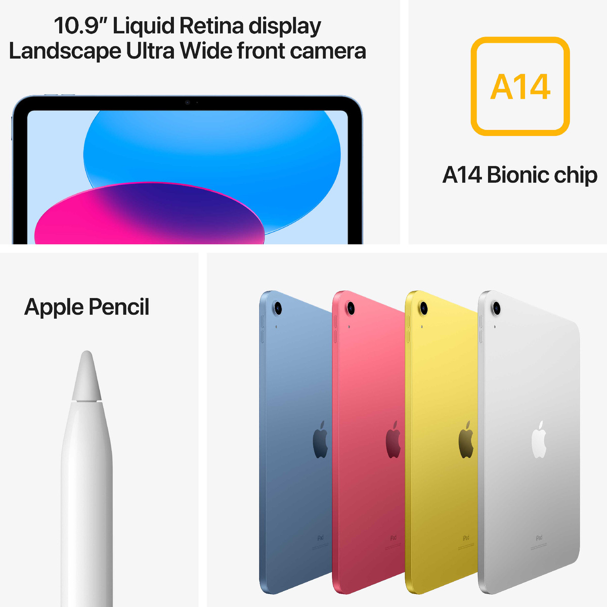 2022 Apple 10.9-inch iPad Air Wi-Fi 64GB - Pink (5th Generation) 
