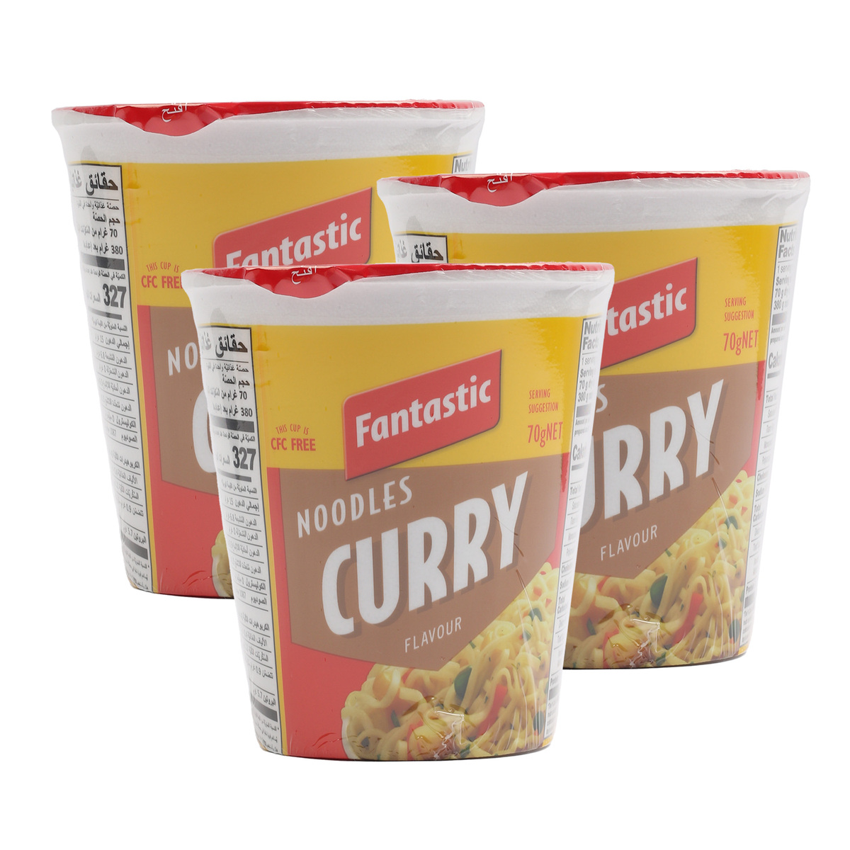 Fantastic Cup Noodles Assorted Value Pack 3 x 70 g