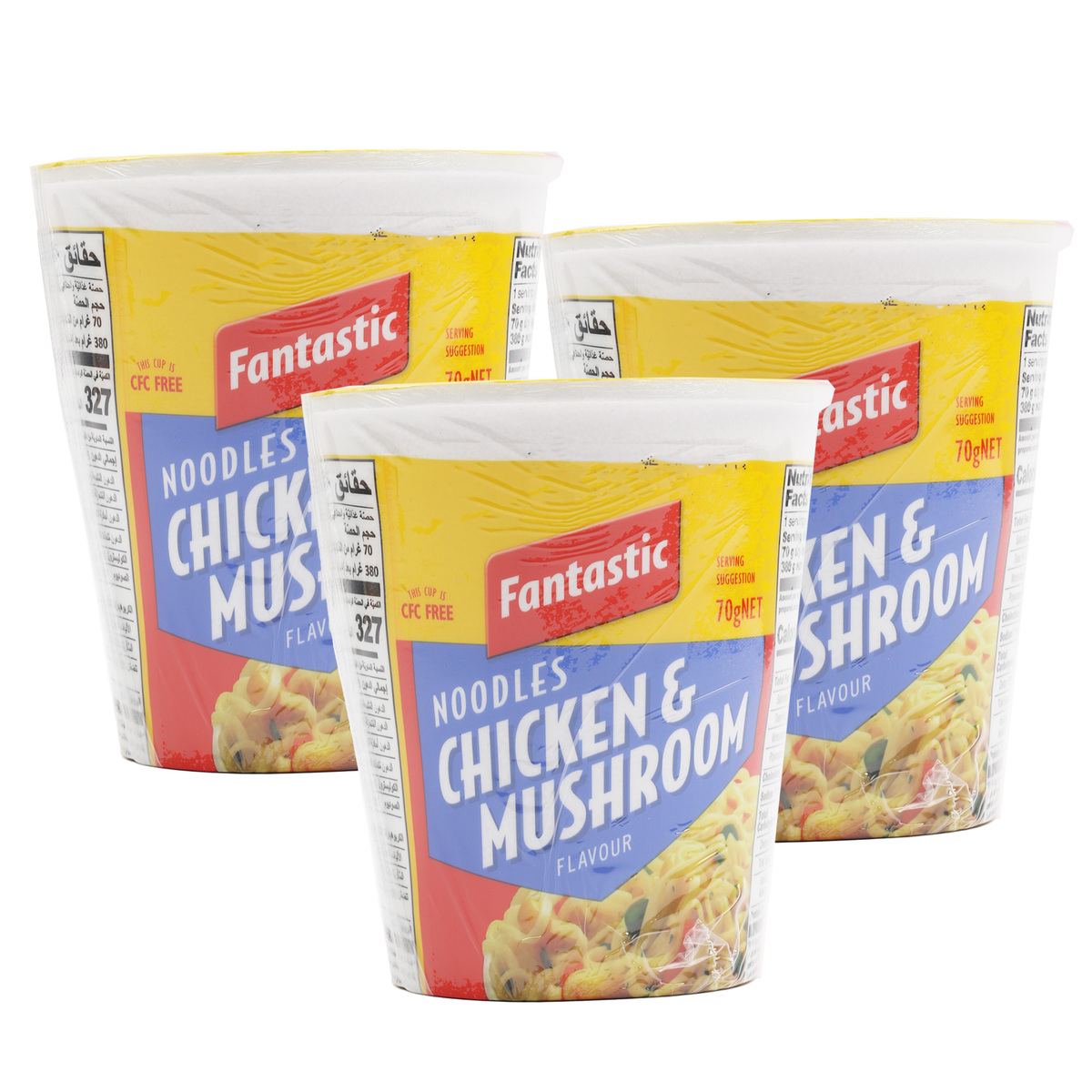 Fantastic Cup Noodles Assorted Value Pack 3 x 70 g