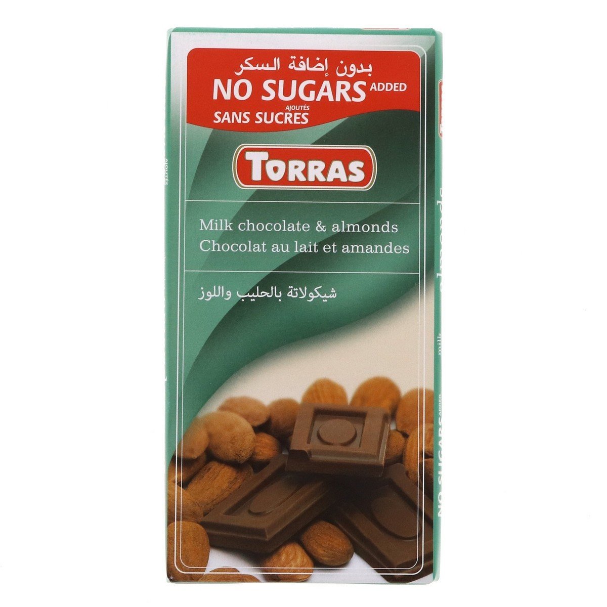 Torras Milk Chocolate And Almonds 75 g