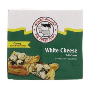 Three Cow's White Cheese Full Cream 500g