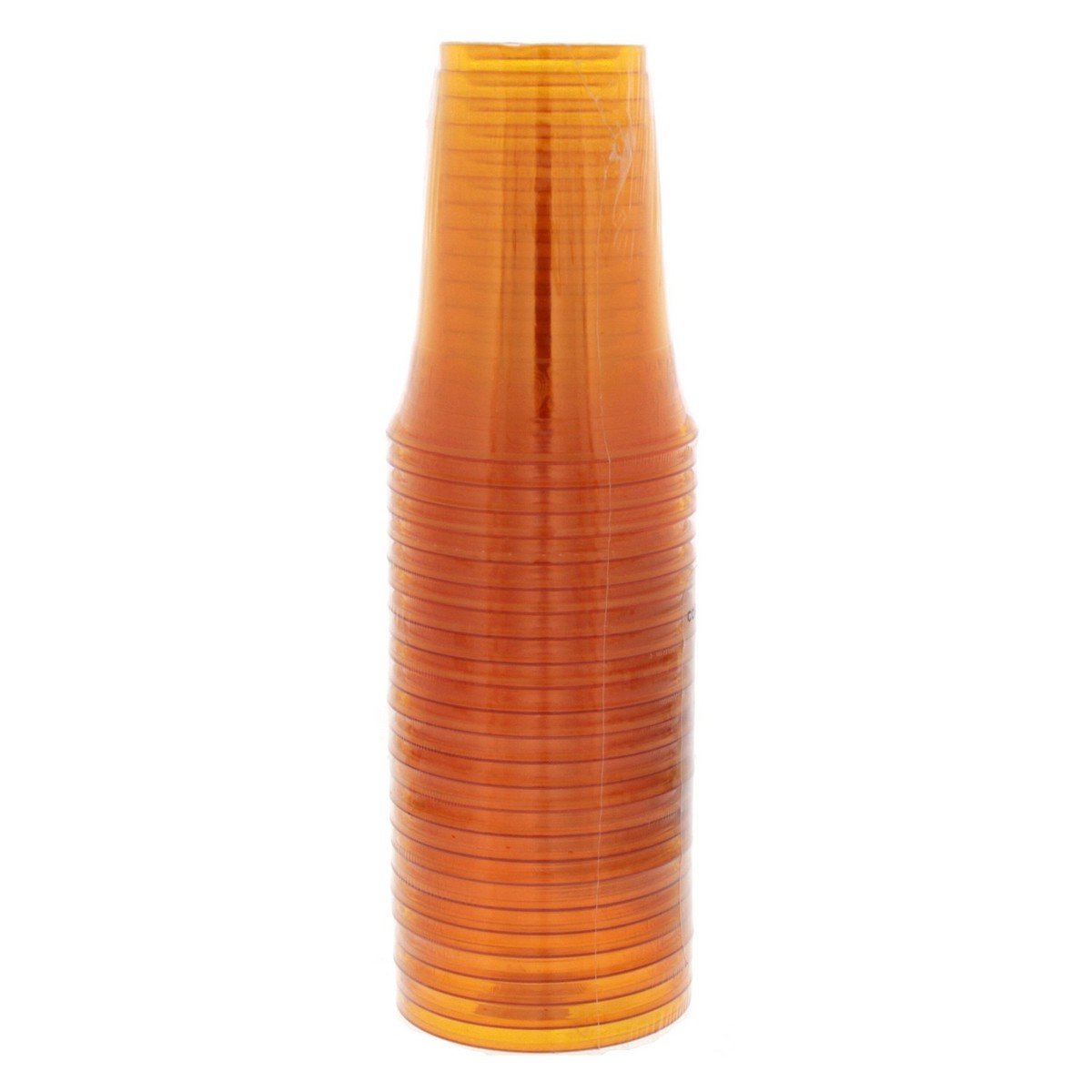 Fun Coloured Plastic Cup Orange, 25 pcs