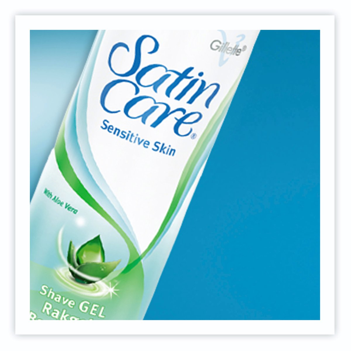 Gillette Satin Care Sensitive Shaving Gel 200ml Online at Best Price