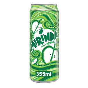 Mirinda Green Apple Carbonated Soft Drink Can 355 ml