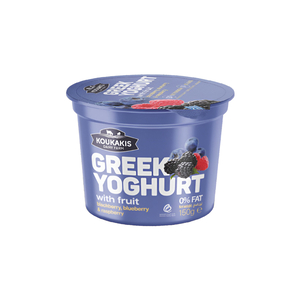 Koukakis Greek Yoghurt With Fruit Blackberry, Blueberry & Raspberry 0% Fat 150 g