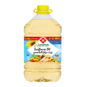 Lesieur Sunflower Oil 4 Litres + 1 Litre