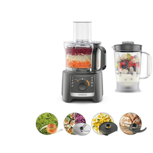 Kenwood Compact Food Processor & Blender, 800W, Slate Grey, FDP31.270GY