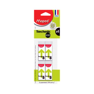 Maped Eraser Technic 600 MD-011724 4pcs