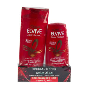 L'Oreal Paris Elvive Color Protect Shampoo 400 ml + Conditioner 200 ml