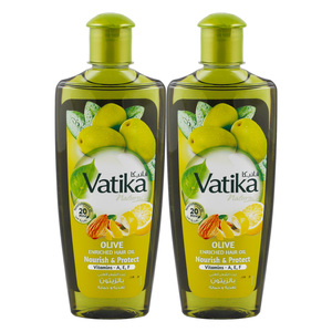 Dabur Vatika Hair Oil Olive Value Pack 2 x 200 ml