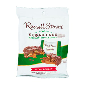 Russell Stover Pecan Delight Chocolate Candy Sugar Free 85 g
