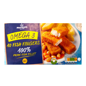 Morrisons Omega 3 10 Fish Fingers 300 g