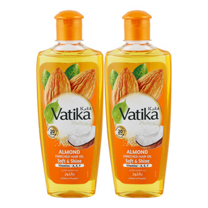 Dabur Vatika Hair Oil Almond Value Pack 2 x 200 ml