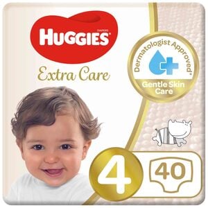 Huggies Extra Care Size 4 8 -14 kg Value Pack 40pcs