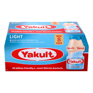 Yakult Light Milk Health Drink 8 x 65 ml