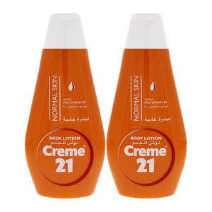 Creme 21  Body Lotion Normal Skin Value Pack 2 x 400 ml