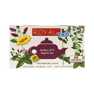 ريجيم رويال شاي أعشاب طبيعي 25 كيس شاي