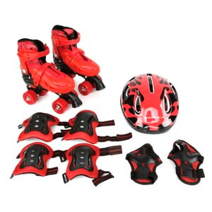 Sports Inc Skating Shoe Set, TE-725, Red, Size: Small