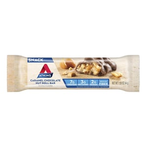 Atkins Caramel Chocolate Nut Roll Bar 44 g