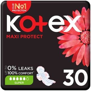 Kotex Maxi Protect Thick Super Size Sanitary Pads with Wings 30pcs