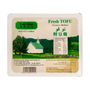 Green Village Fresh Tofu 500 g