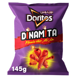 Doritos Dinamita Flamin' Hot Flavored Tortilla Chips 145 g